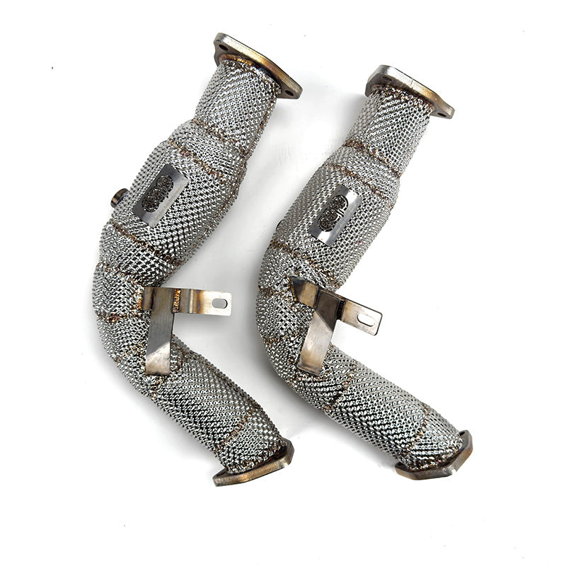 2010-2017 CAP Audi 3.0T Supercharged Resonated Test Pipes - Audi B8 S4, S5, A6, A7, A8, Q5, SQ5