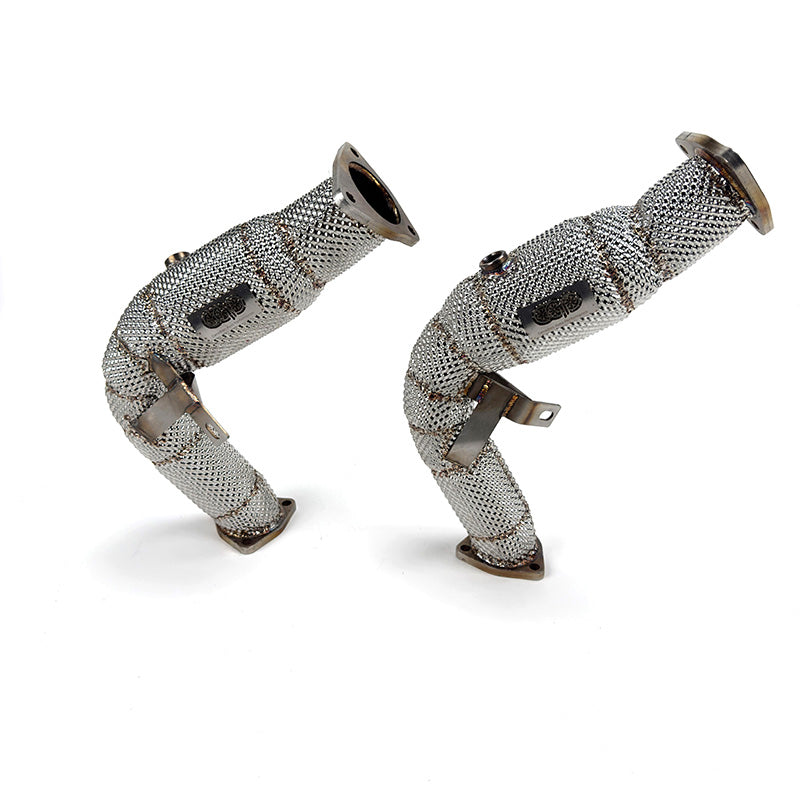 2010-2017 CAP Audi 3.0T Supercharged Resonated Test Pipes - Audi B8 S4, S5, A6, A7, A8, Q5, SQ5