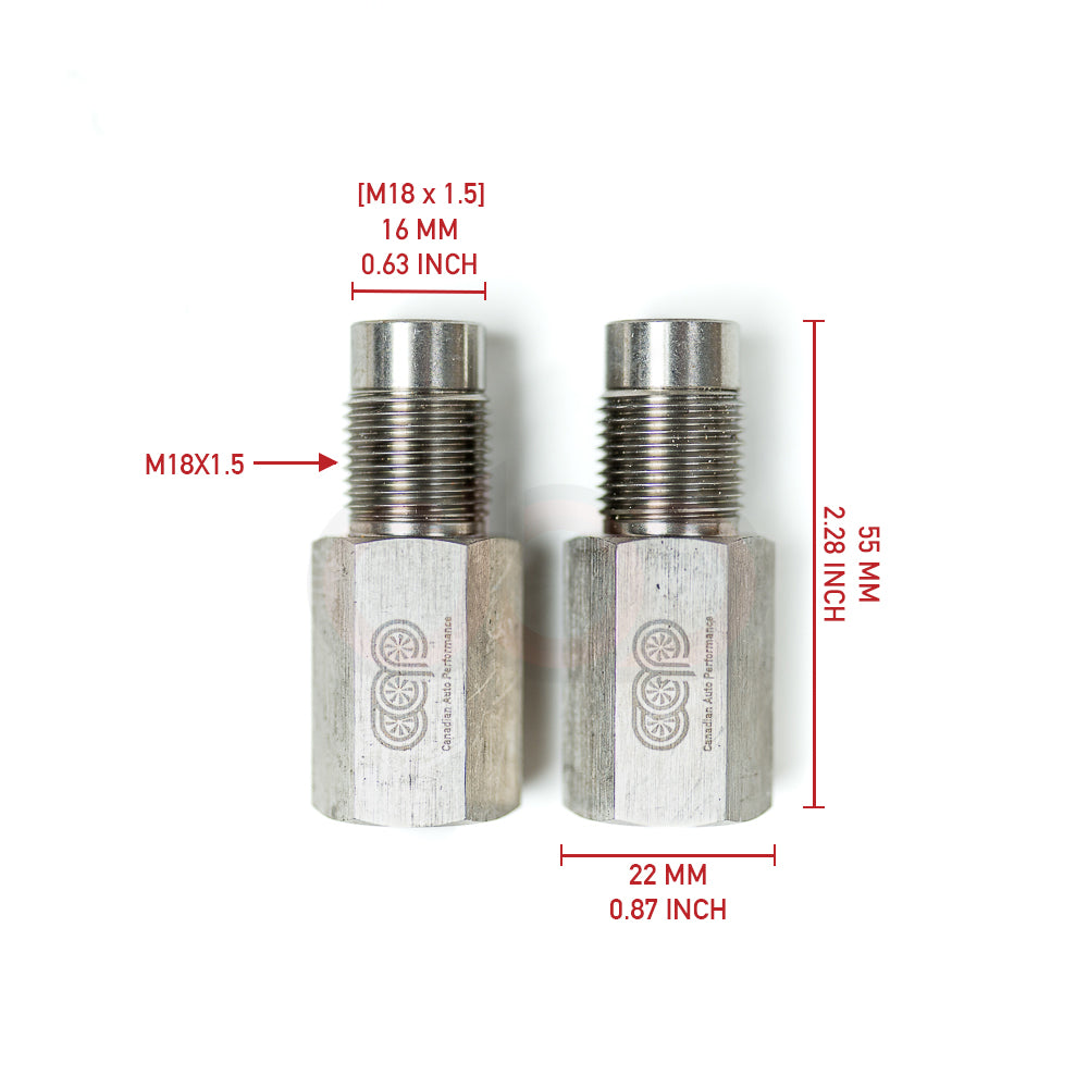 CAP Can Auto Performance O2 Spacers 180 Degree - Set of 2 (Pair)