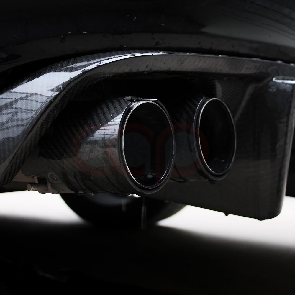 carbon fiber dual exhaust tips