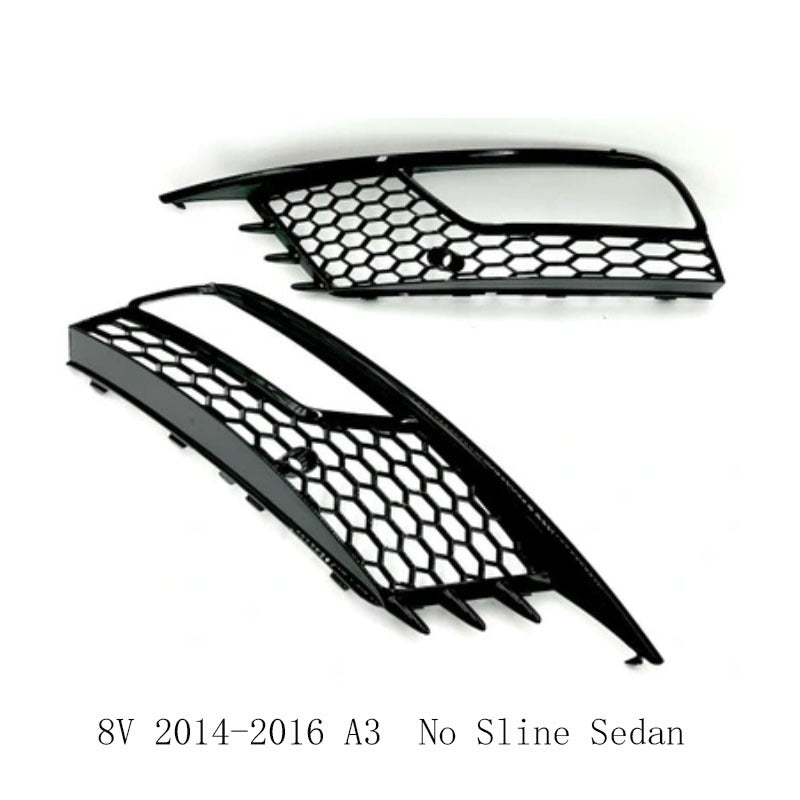 2014-2016 Audi RS3 Fog Grilles | 8V Audi A3 Non S-Line Sedan 2014-2016 8V Audi A3 Non S-Line Sedan