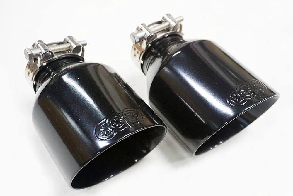 TRI-HYBERS Quad 4-Outlet Stainless Steel Exhaust Tips – 2.5” Inlet – For Audi S3 S4 S5 S6