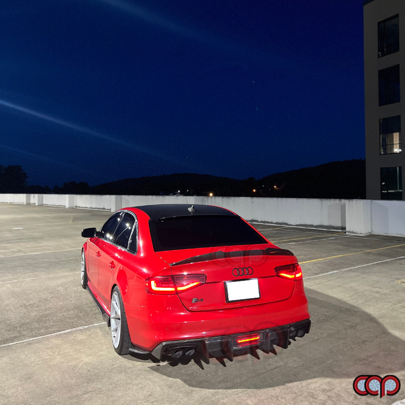 2010-2016 B8 & B8.5 Audi A4/S4 - Pre Preg Carbon Fiber Spoiler - V3