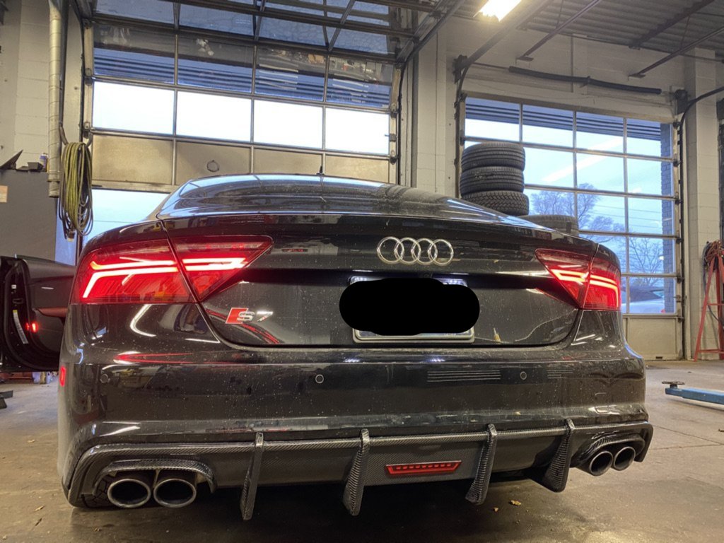 2016-2018 C7.5 Audi A7, S7 - CAP Carbon Fiber Diffuser - V1