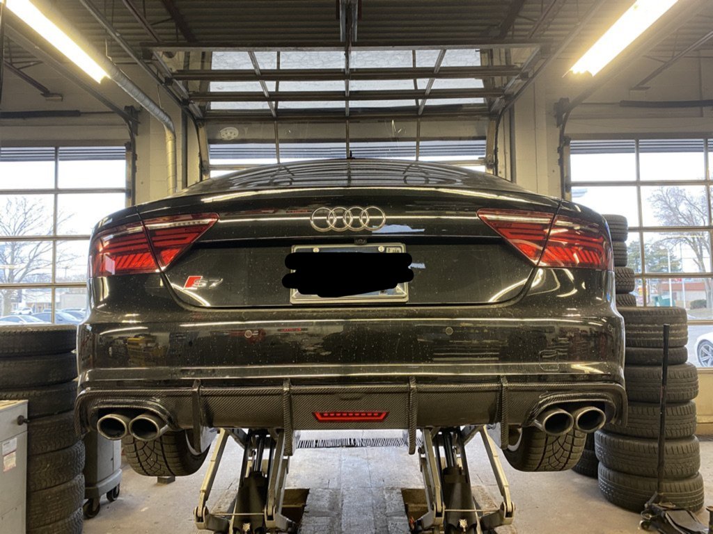 2016-2018 C7.5 Audi A7, S7 - CAP Carbon Fiber Diffuser - V1
