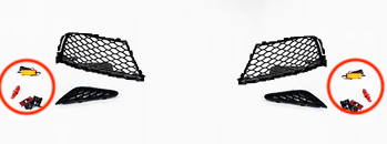 Bumper Accessories for CAP B8 RS4 Bumper - V1
