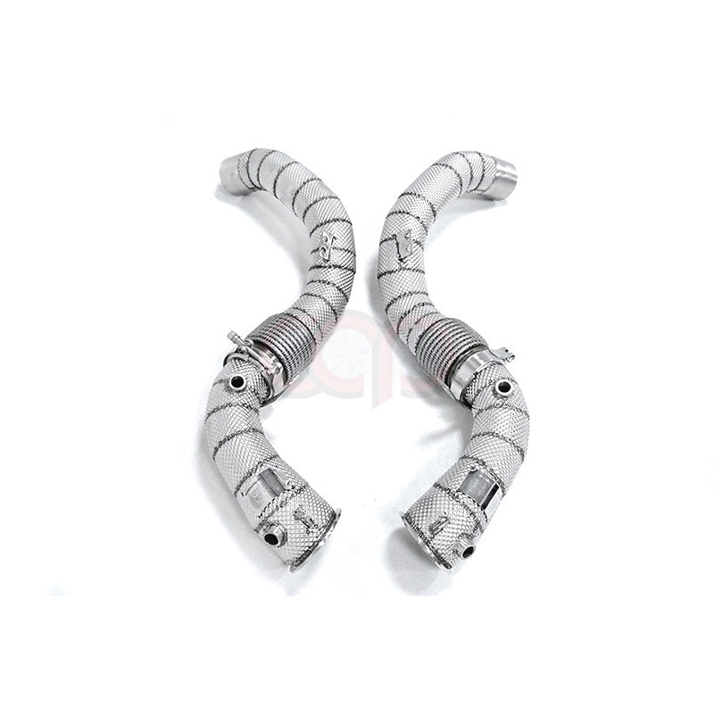 CAP S63M 4.4 Heatshielded Downpipe & Midpipe - BMW F90 M5, F91 F92 F93 M8 - Canadian Auto Performance