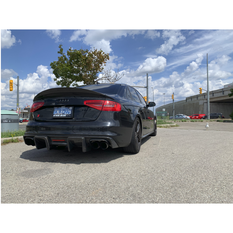 2010 - 2016 B8 & B8.5 Audi S4 - Carbon Fiber Spoiler - High Kick - Canadian Auto Performance