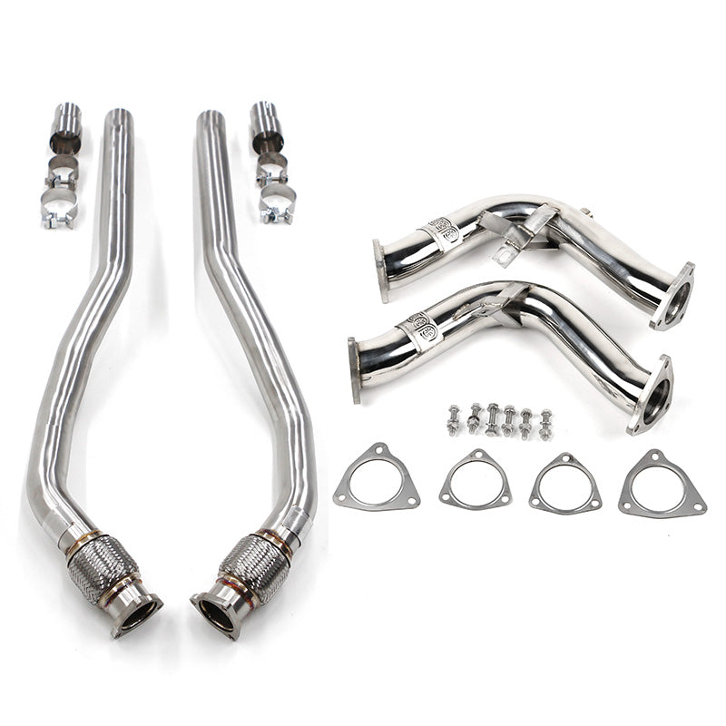 Ultimate CAP Exhaust Combo - Audi 3.0T Supercharged Test Pipes & Downpipes - Audi B8 S4, S5, A6, A7,Q5, SQ5